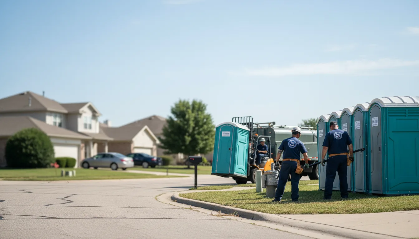 Porta Potty Rental in Ganado, TX near me